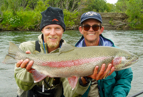 Large Rainbow Trout Very nice. Photo: Alaska West Guests