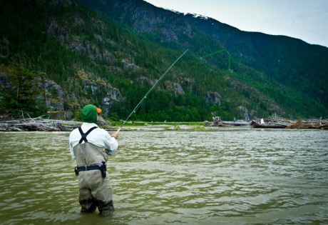 Spey Cast on the Dean River Spey Cast on the Dean River